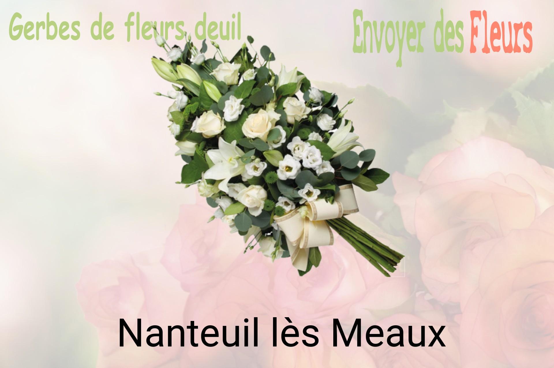 Gerbe de fleurs de deuil livrée à Nanteuil-lès-Meaux